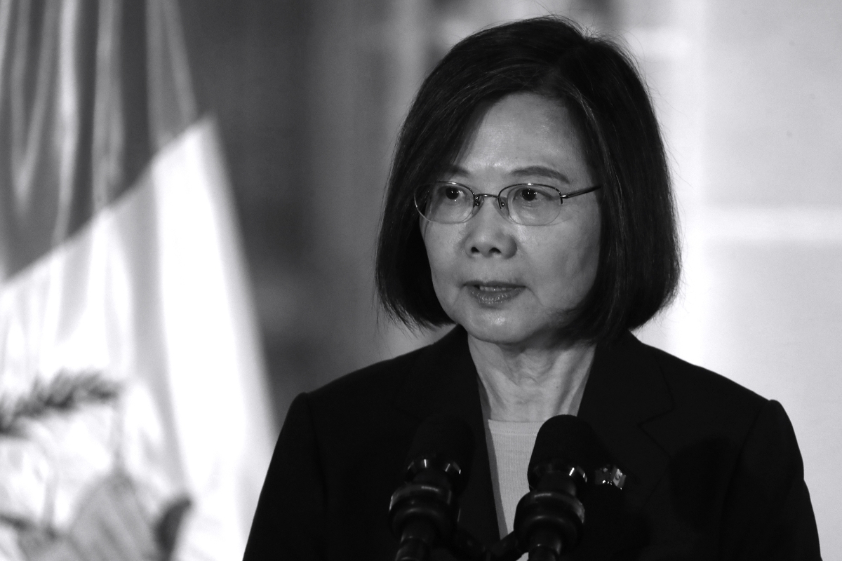 Taiwanese President Tsai Ing-wen during her visit to Guatemala on 31 March 2023.