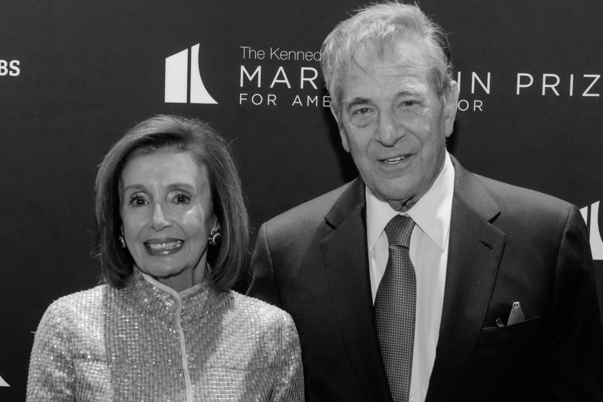 Speaker of the House Nancy Pelosi and husband Paul Pelosi.