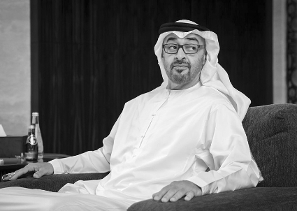 Abu Dhabi crown prince Mohamed bin Zayed Al Nahyan