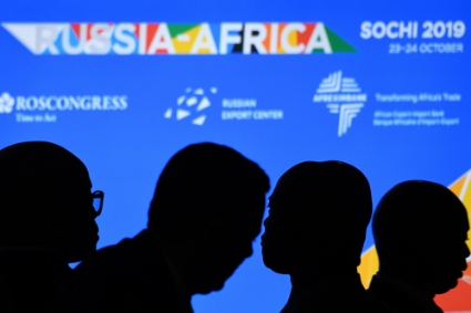 First Russia-Africa Summit in Sochi in October 2019, organised by the Roscongress Foundation.