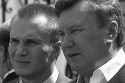 Oleksandr Yanukovych and his father Viktor.
