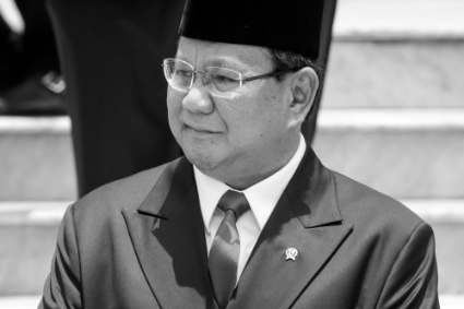 Indonesian Defense Minister Prabowo Subianto.