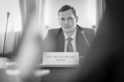 Ukrainian Deputy Interior Minister Yevgeniy Yenin.