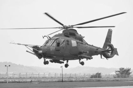 Korea Aerospace Industries' Light Armed Helicopter (LAH), based on the Airbus H155, was developed following a contract signed in early 2015 between the Korean manufacturer and Airbus.