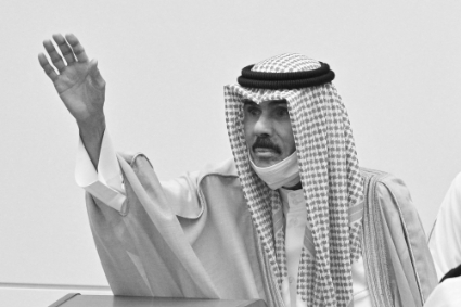 Emir of Kuwait, Sheikh Nawaf Al-Ahmad Al-Jaber Al-Sabah.