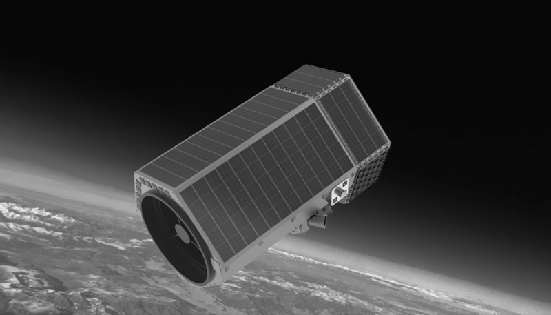 A satellite of US company Albedo, which plans to operate a constellation of satellites in very low orbit to collect images with a resolution of 10cm.