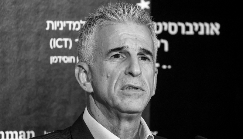 David Barnea, Director of Mossad, the Israeli intelligence service.