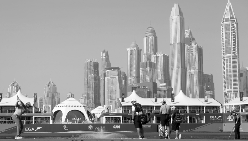 The Emirates Golf Club, here during the Omega Dubai Desert Classic 2020 golf tournament.