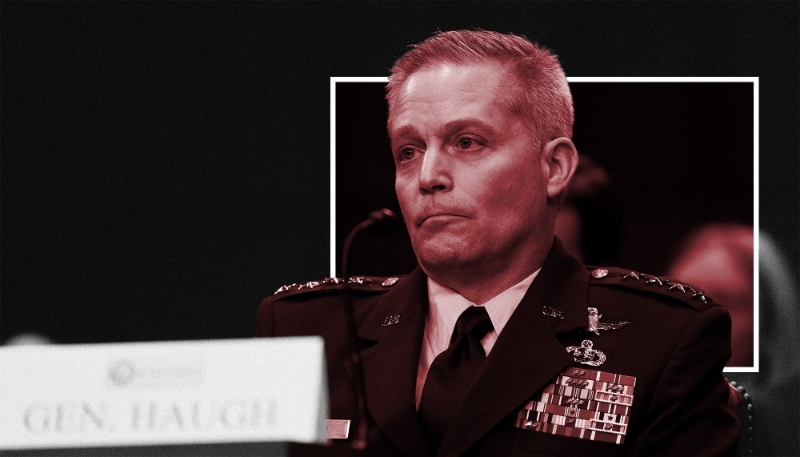 The new head of the NSA and US Cyber Command, Gen. Timothy D. Haugh.