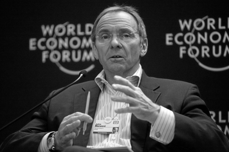 John Manzoni at the Annual Meeting 2012 of the World Economic Forum in Davos.