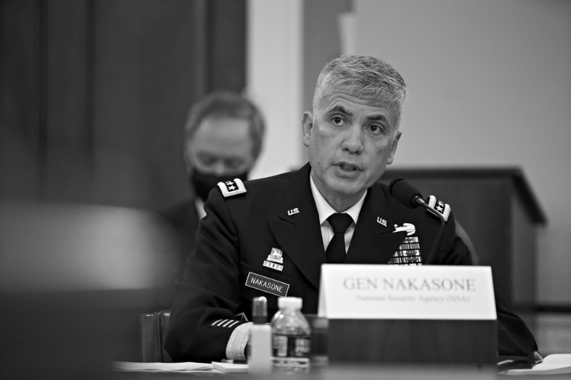 Paul Nakasone, head of the US Cyber Command (USCYBERCOM) and the NSA.