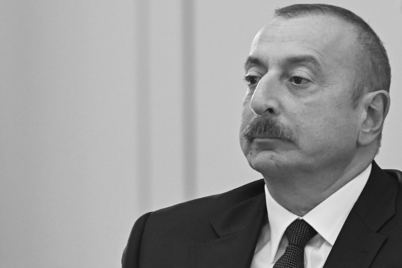 The president of Azerbaijan Ilham Aliyev.