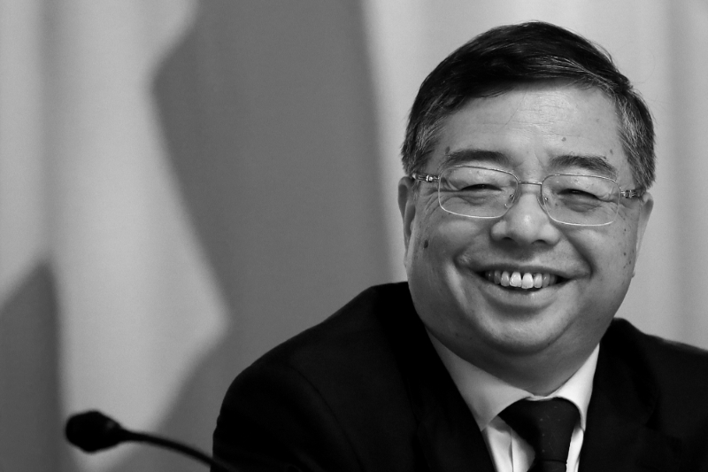 Li Shulei, executive deputy chief of the party's propaganda department, during an event in Bern, Switzerland, the 5 December 2017.