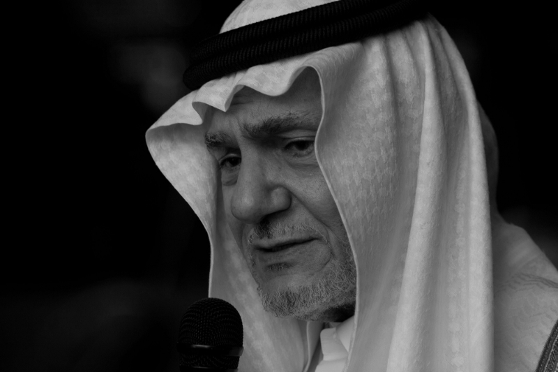 Turki bin Faisal Al Saud (also known as Turki Al Faisal), former director of the General Intelligence Presidency (GIP).