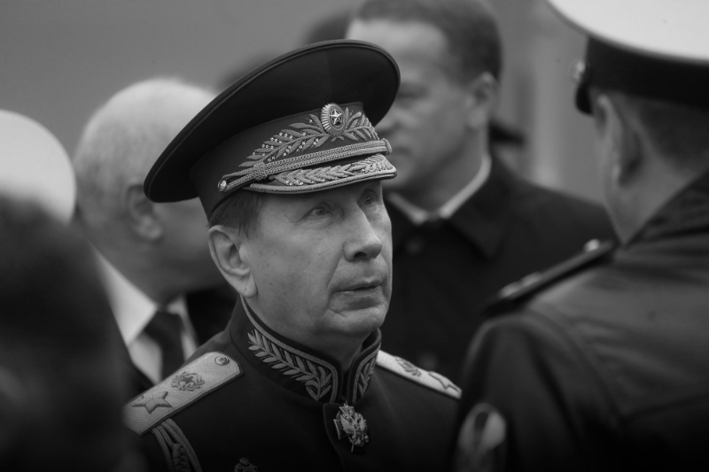 Viktor Zolotov, director of the Russian National Guard (Rosgvardia), in Moscow, on 9 May 2021.
