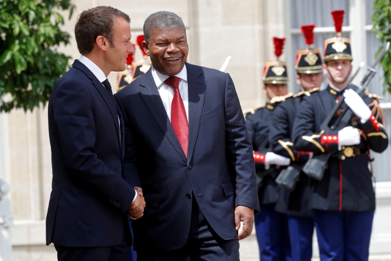 Emmanuel Macron is set to visit Joao Lourenco in Angola early next year.
