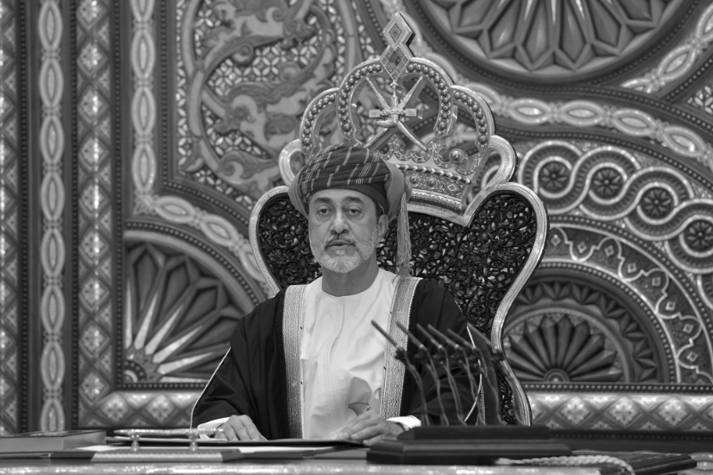 Haitham bin Tariq Al Said, the new sultan of Oman.