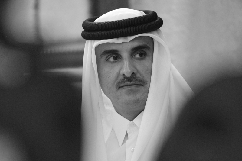The Emir of Qatar Tamim bin Hamad Al Thani.