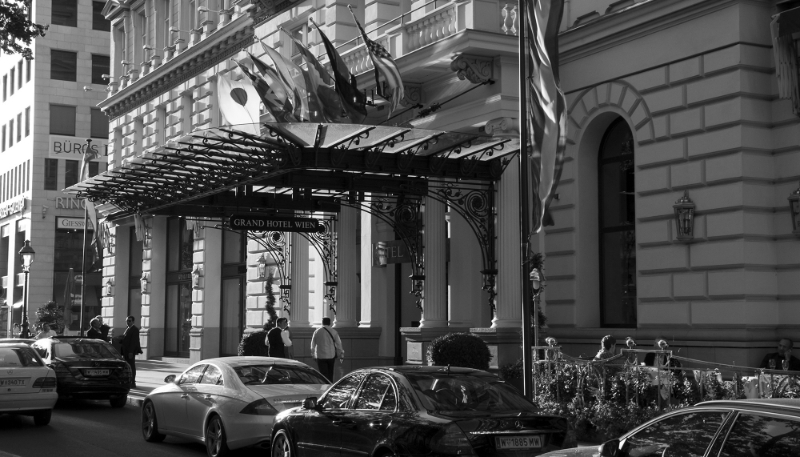 The Grand Hotel Wien.