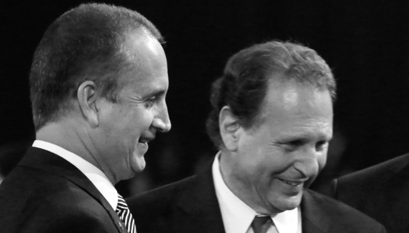 Mario Díaz-Balart and his brother Lincoln in Washington in 2014.