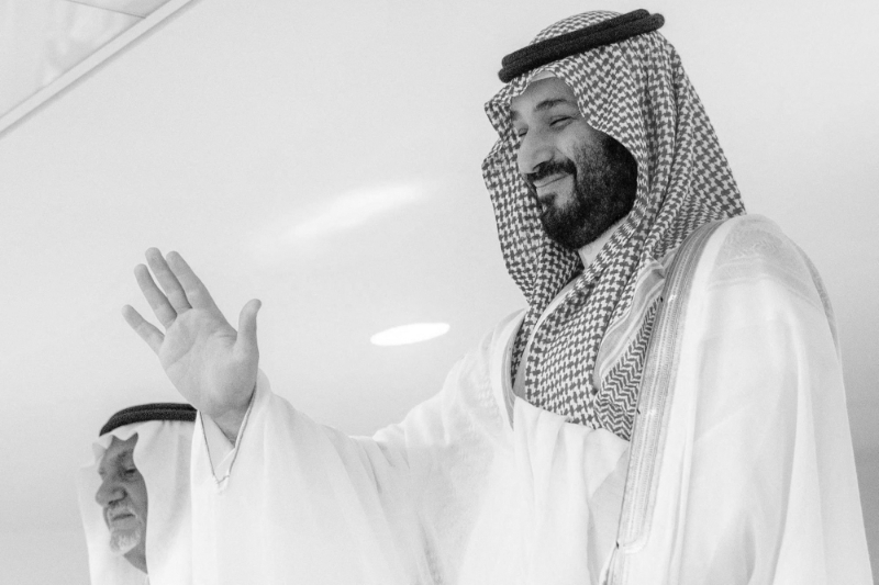 Saudi Arabia's Crown Prince Mohammed bin Salman during the King Salman Cup between Al-Hilal and Al-Wehdah, in Jeddah, on 12 May 2023.