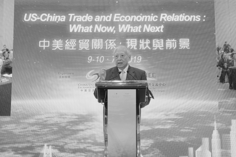  China-United States Exchange Foundation (CUSEF) founder Tung Chee-hwa in 2019.