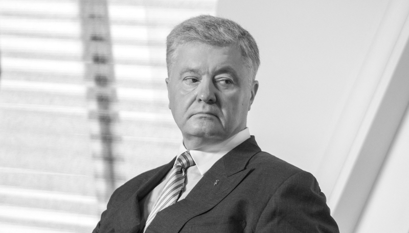 Former Ukrainian president Petro Poroshenko in Kyiv, on 26 May 2023