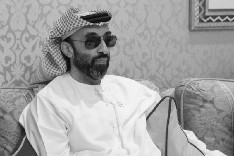 The national security adviser of the UAE Tahnoon bin Zayed al-Nahyan.