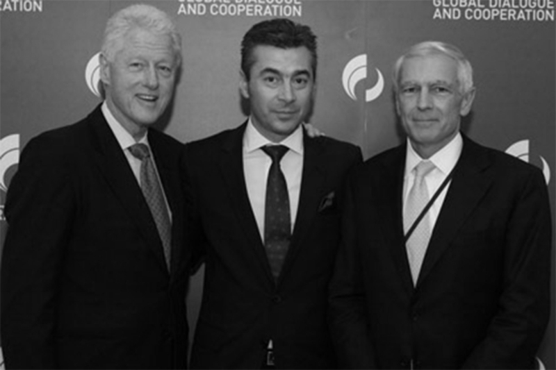 Bill Clinton, Stamen Stantchev and Wesley K. Clark.