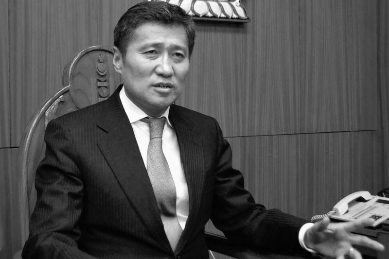 Former Prime Minister of Mongolia Sükhbaataryn Batbold in 2012.