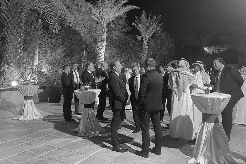A reception at the Residence of France in Riyadh during French Security Days, 29 November 2022.
