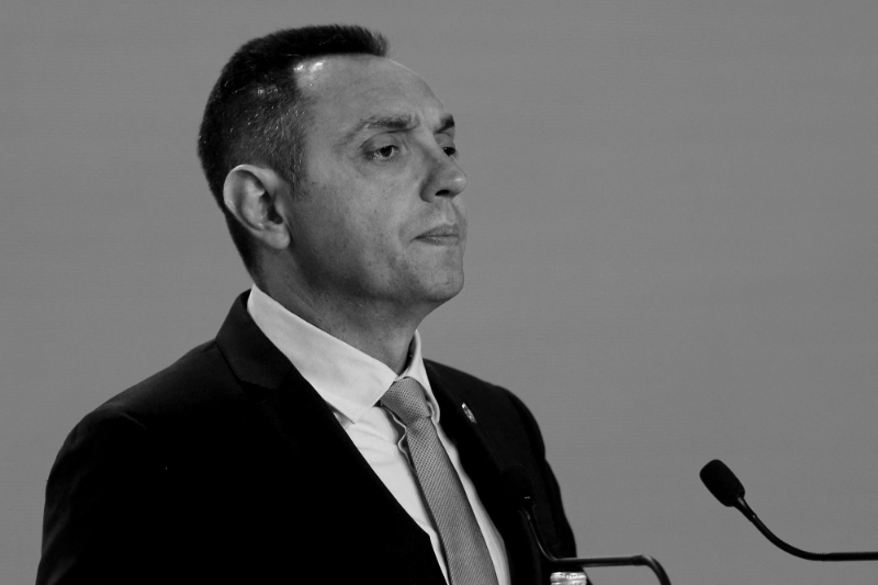 The director of the Bezbednosno Informativna Agencija (BIA), Aleksandar Vulin.