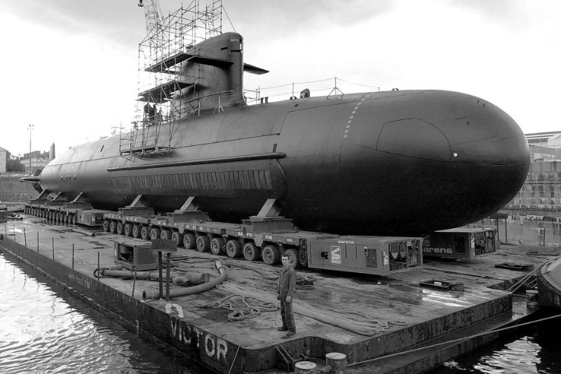 A Scorpene class submarine.